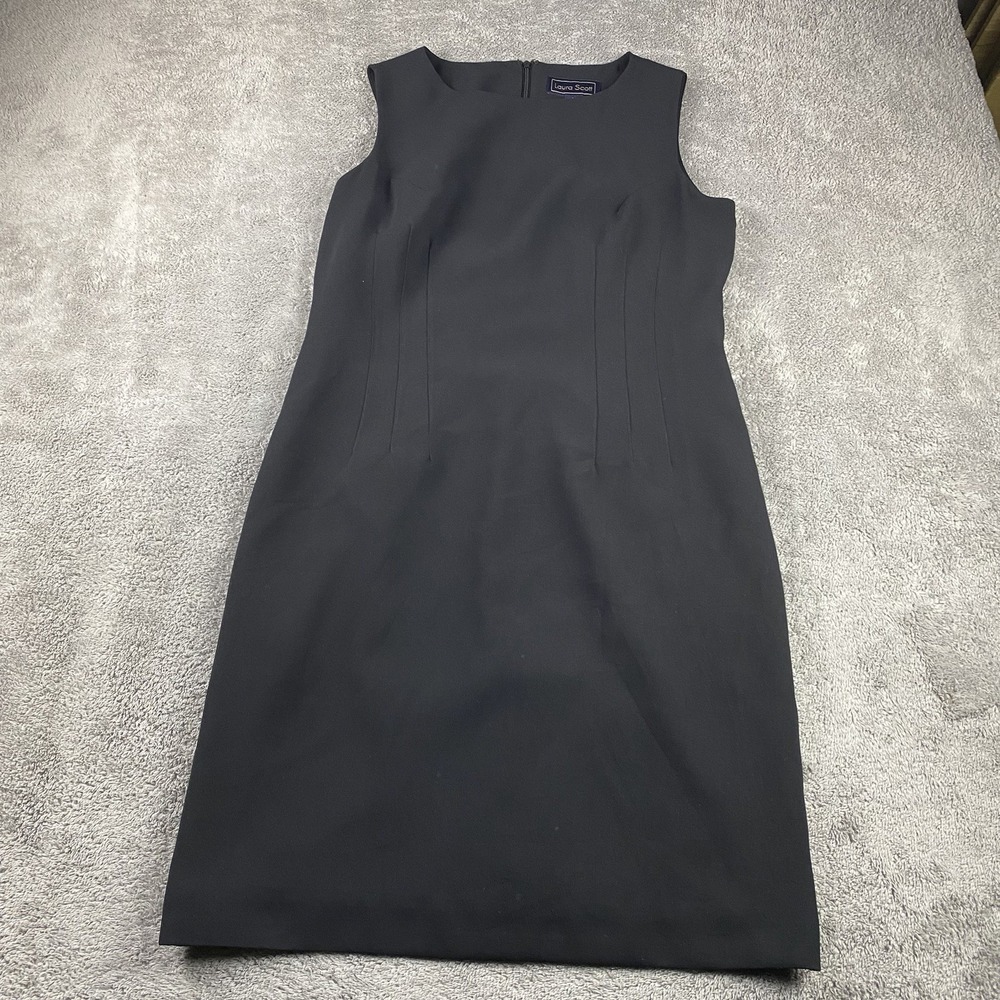 Laura Scott Basic Black Dress Women's Size 8‎ Sleeveless